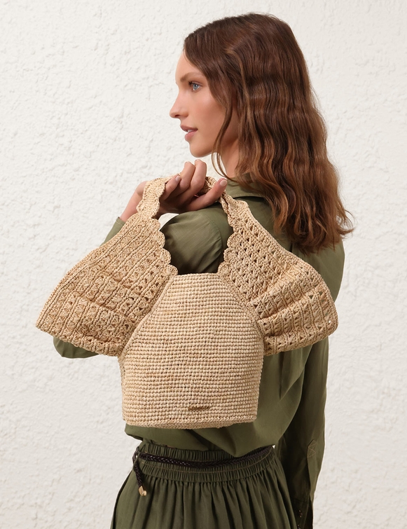 Zimmermann Raffia Bucket