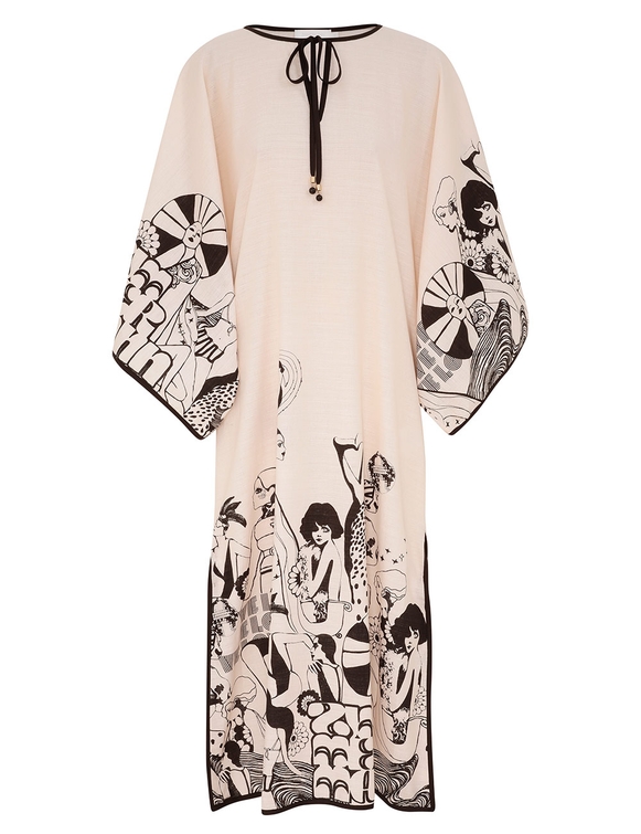 Maxine Kaftan Midi Dress