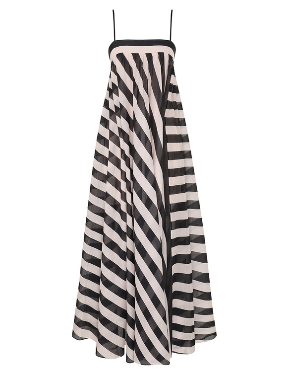 Maxine Stripe Maxi Dress