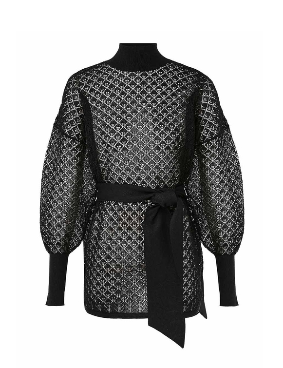 Crush Pointelle Batwing Top