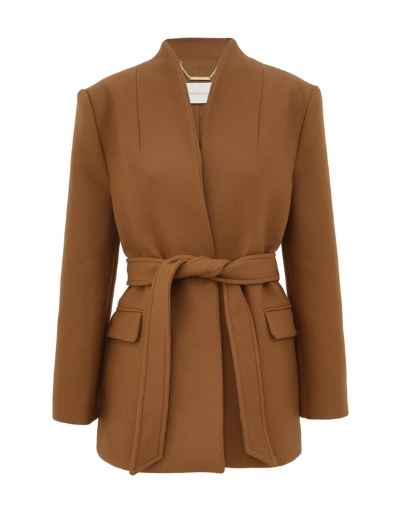 Crush Belted Blazer
