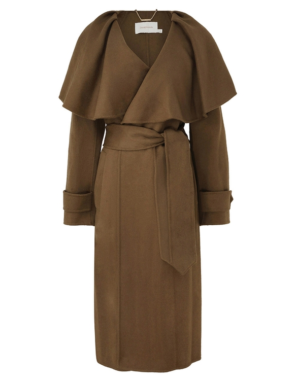 Crush Long Cape Coat