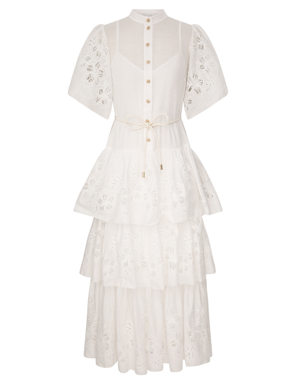 Everley Tiered Midi Dress