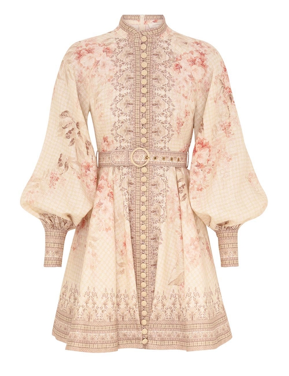 Illuminate Buttoned Mini Dress