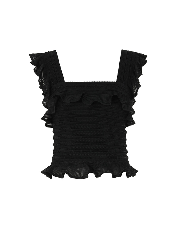 Illuminate Lace Frill Cami