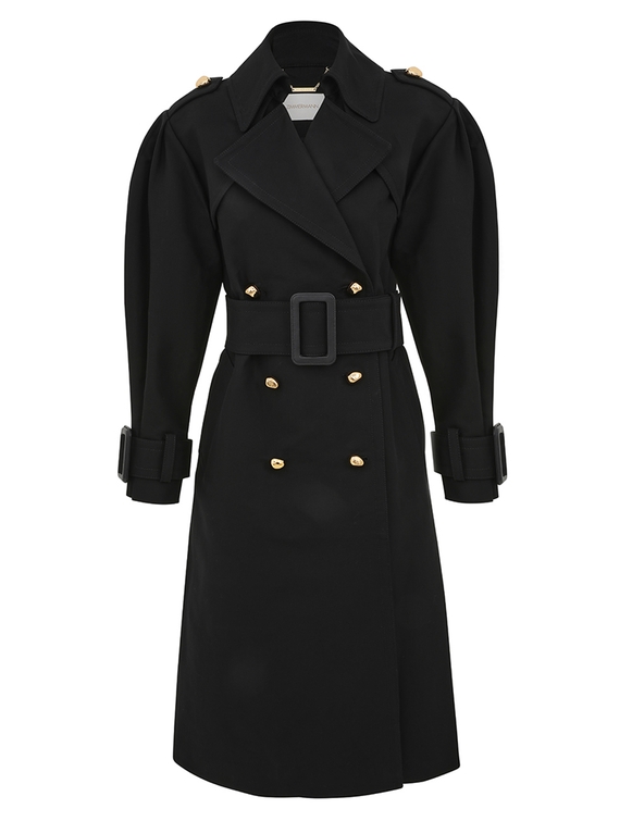 Crush Barrel Trench Coat