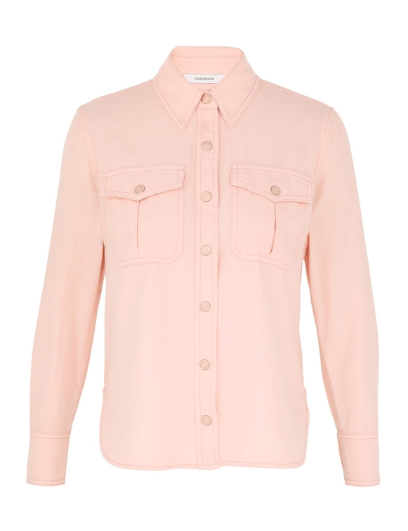 Maxine Denim Body Shirt