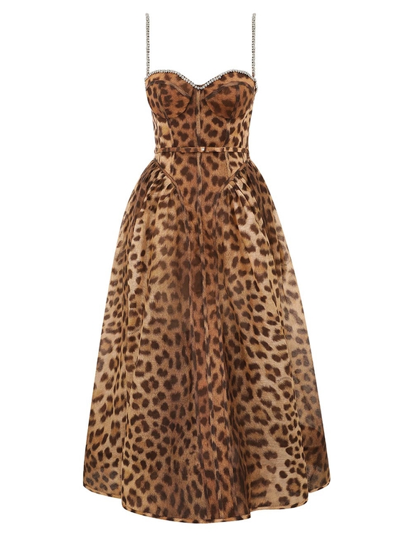 Crush Panelled Midi Dress