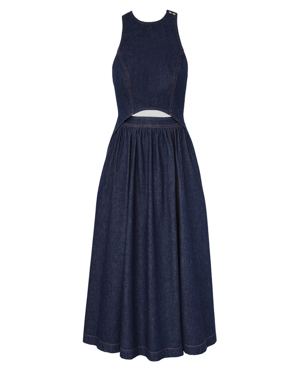 Denim Racer Dress