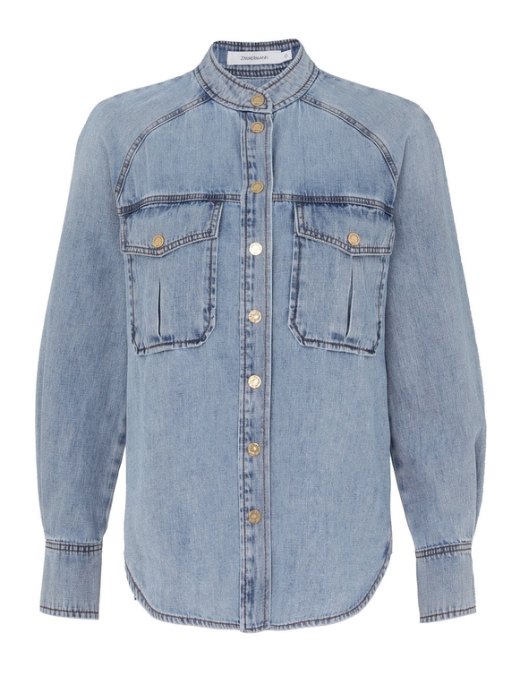 Illuminate Scoop Denim Shirt