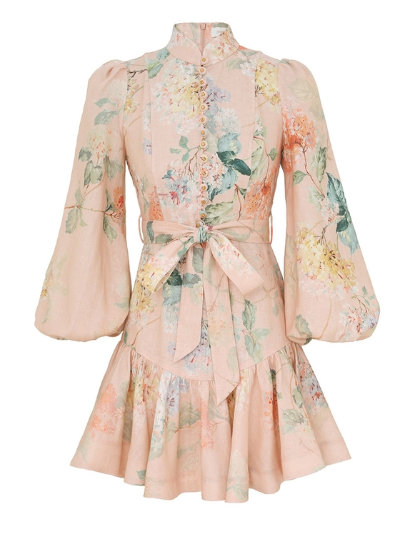 Illuminate Peplum Mini Dress