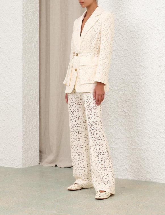 Illuminate Lace Belted Jacket