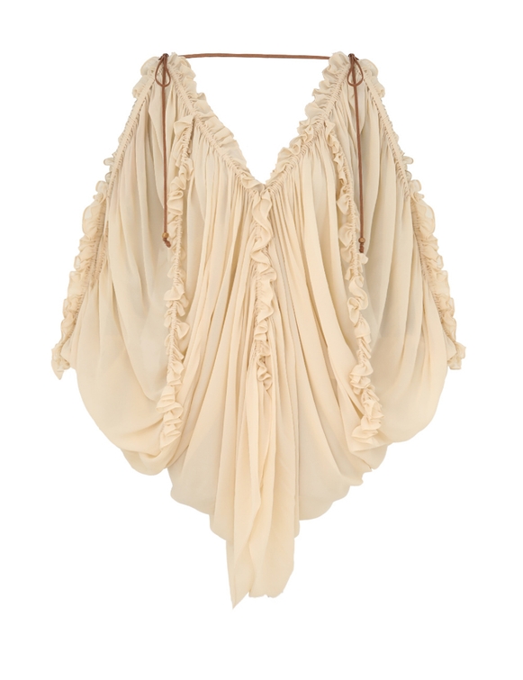 Illuminate Draped Blouse