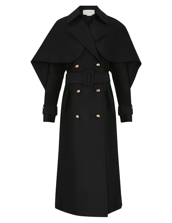 Cape Trench Coat