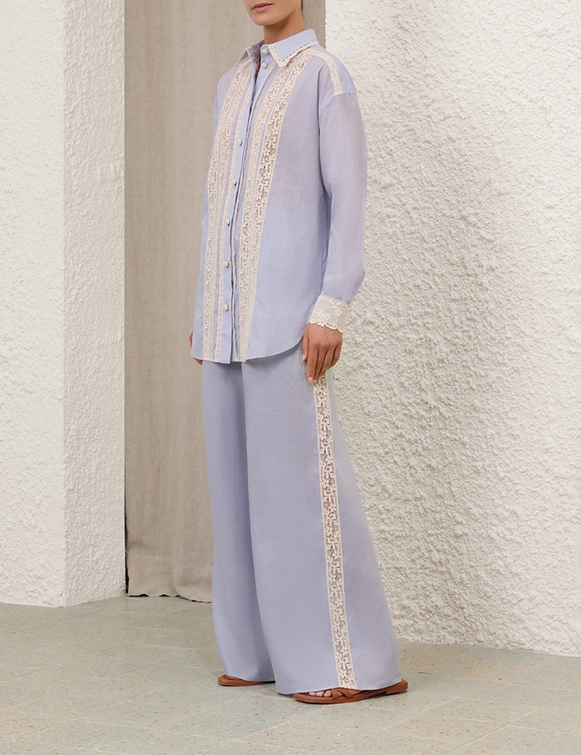 Everley Lace Trim Pant