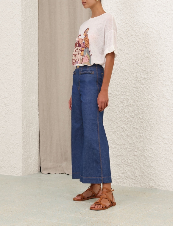 Maxine Roll Sleeve Tee