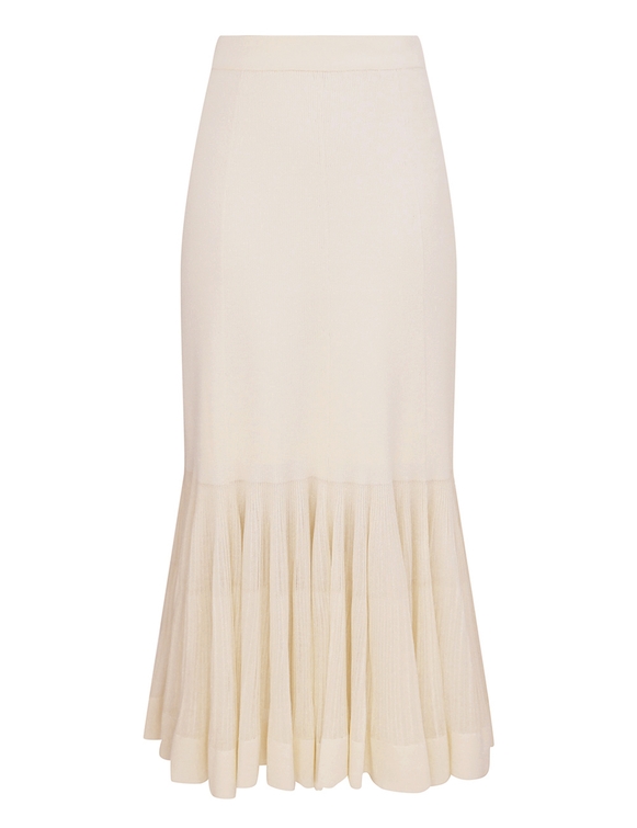 Illuminate Pleated Frill Skirt