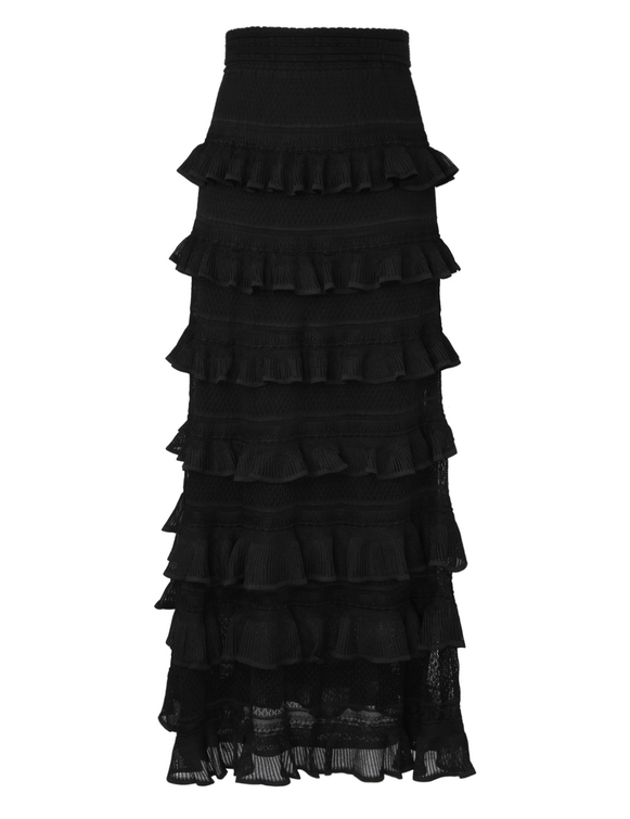 Illuminate Lace Frill Skirt