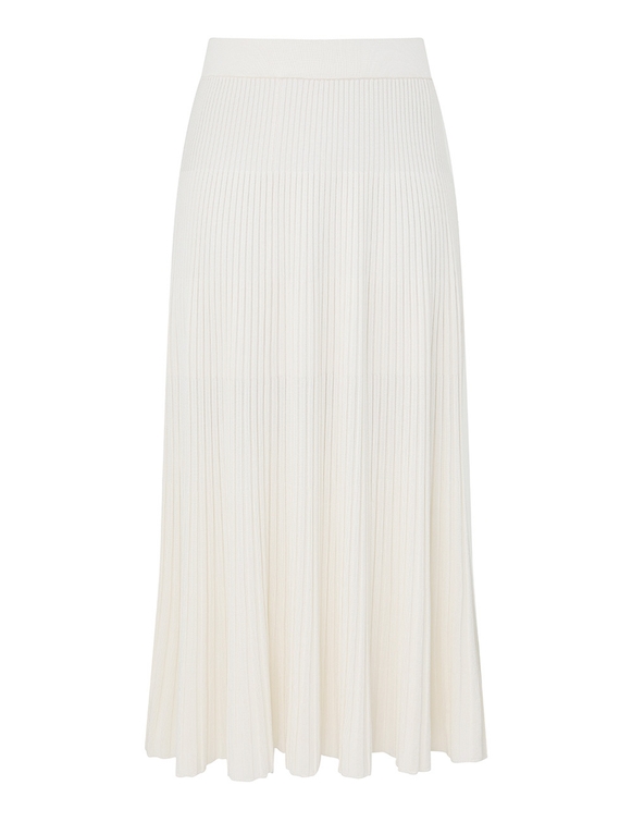 Pleated Midi Skirt
