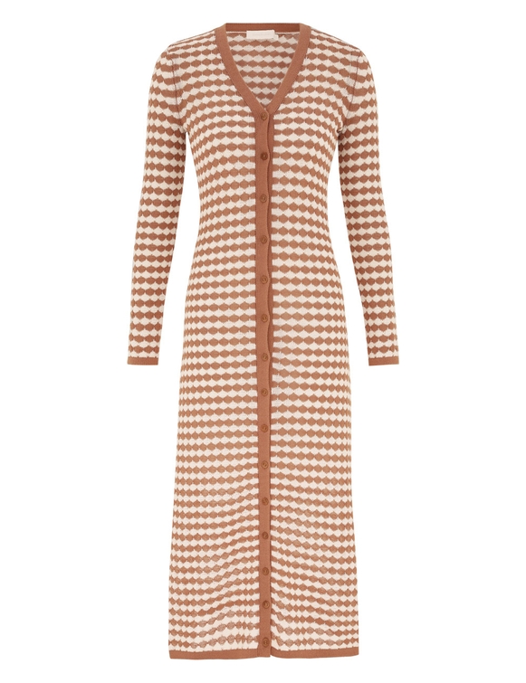Everley Scallop Knit Midi