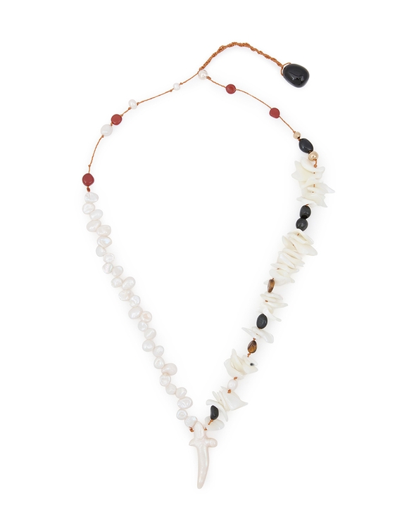 Mellow Pearl Beaded Necklace