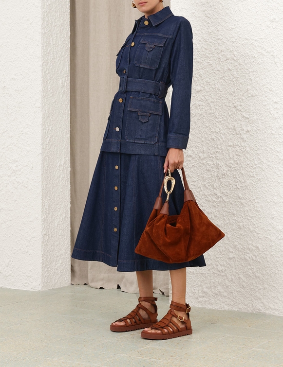 Denim Safari Jacket