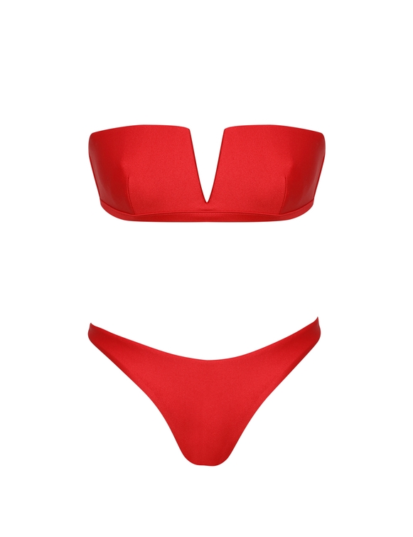 Everley V Wire Bandeau Bikini