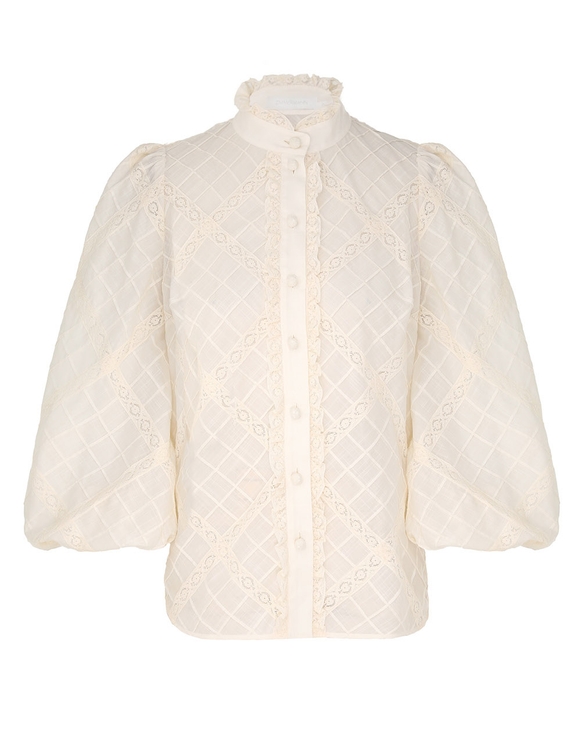 Tallow Lace Trim Shirt