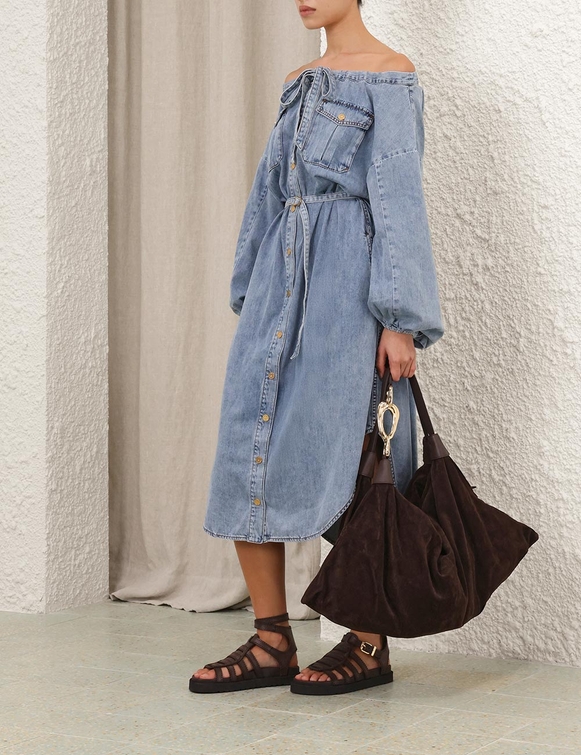 Denim Midi Tunic