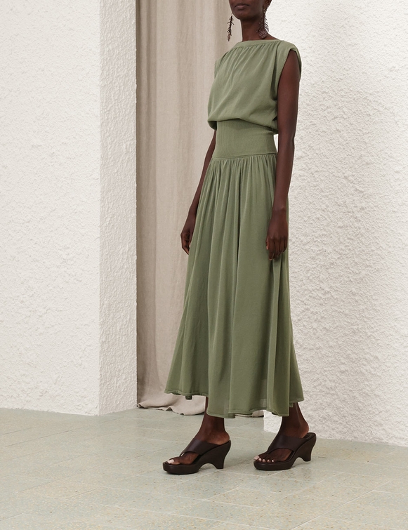 Illuminate Gathered Skirt