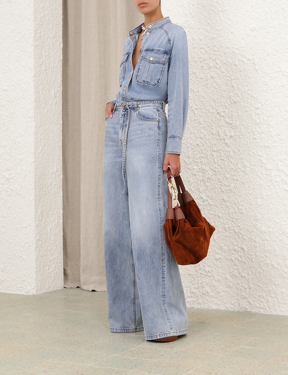 Illuminate Scoop Denim Shirt