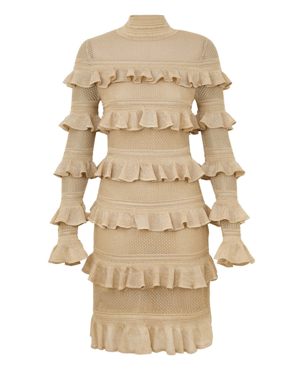 Illuminate Metallic Frill Mini