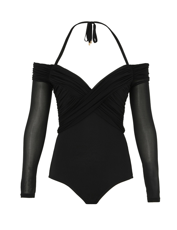Illuminate Draped Bodysuit