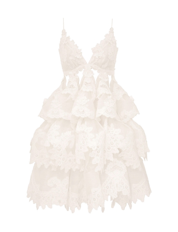 Crush Tiered Lace Dress