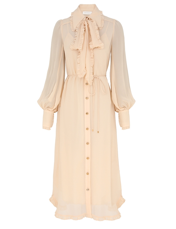 Ruffle Midi Dress
