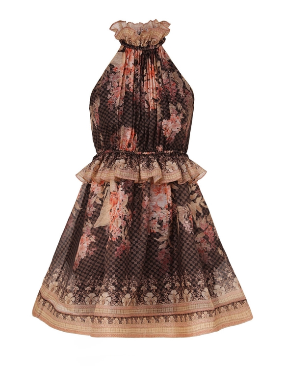 Illuminate Halter Mini Dress