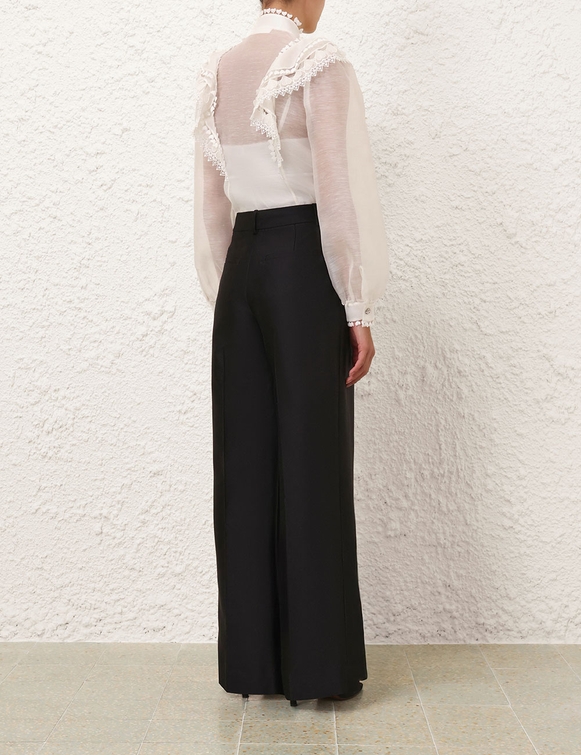 Crush Tuck Wide Leg Pant