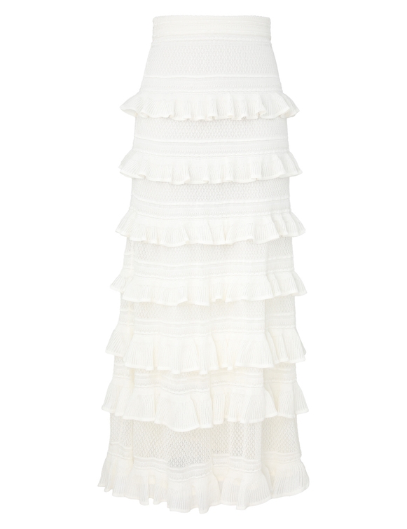 Illuminate Lace Frill Skirt