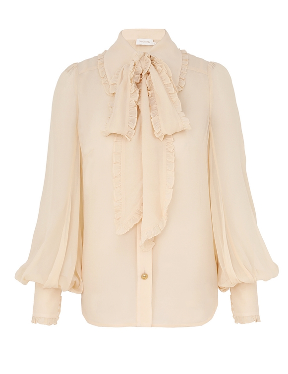 Georgette Bow Shirt