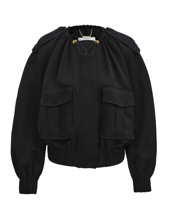 Illuminate Drawstring Bomber