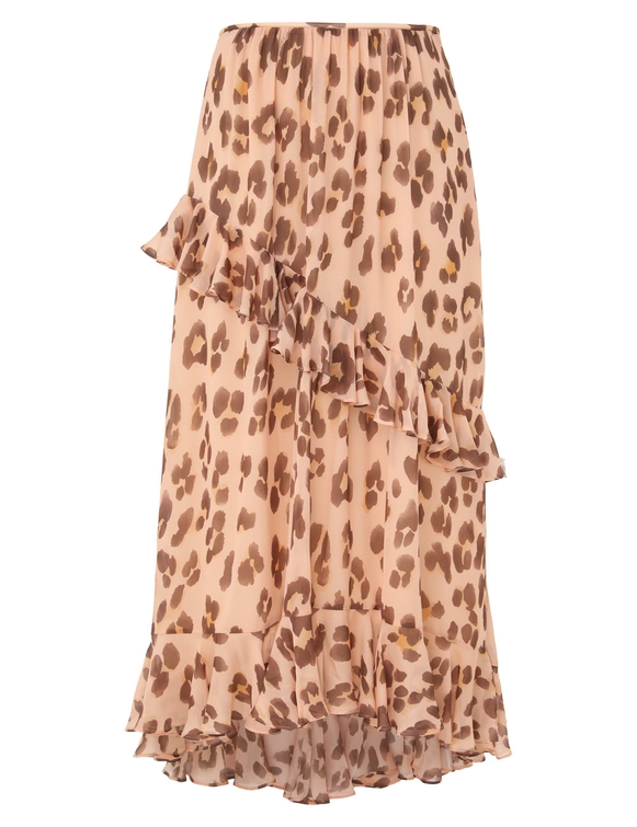 Illuminate Asymmetric Skirt