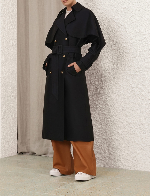 Cape Trench Coat