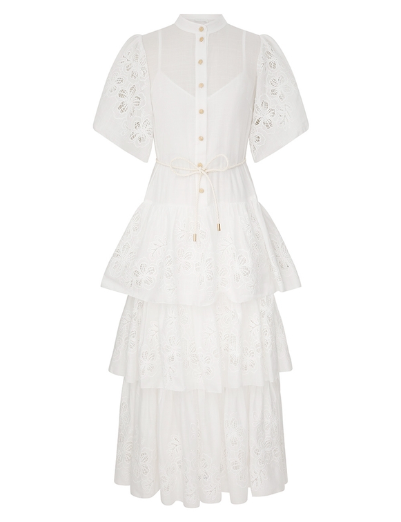 Everley Tiered Midi Dress