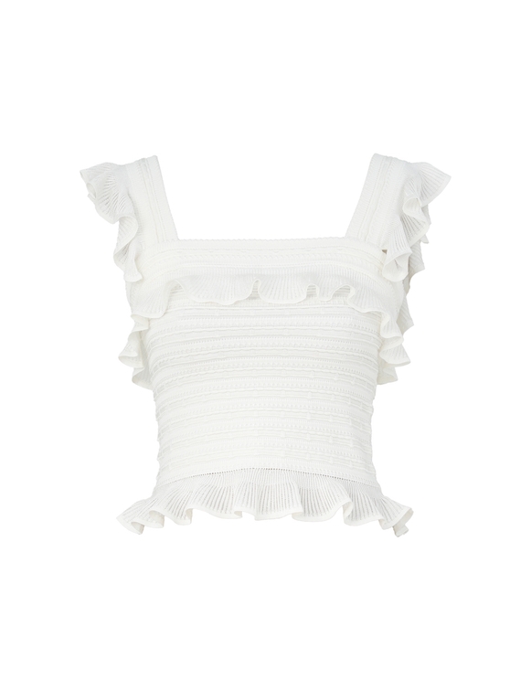 Illuminate Lace Frill Cami