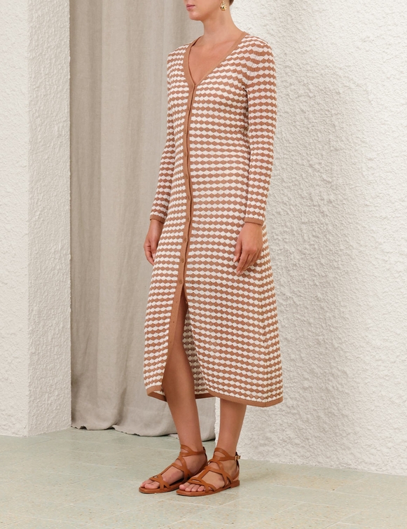 Everley Scallop Knit Midi