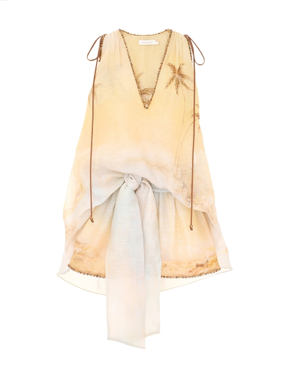 Balance Plunge Mini Dress