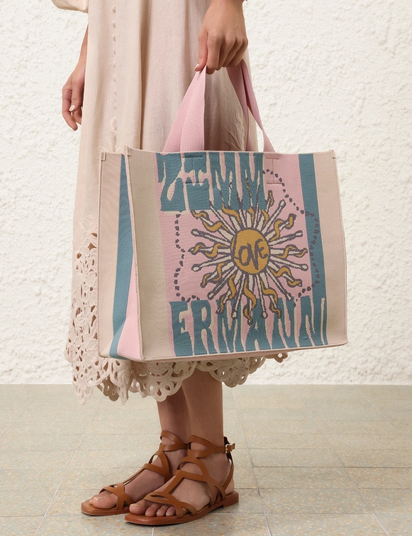 Large Jacquard Tote