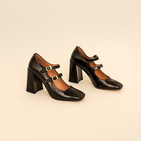HEELED MARY JANE WITH STRAPS