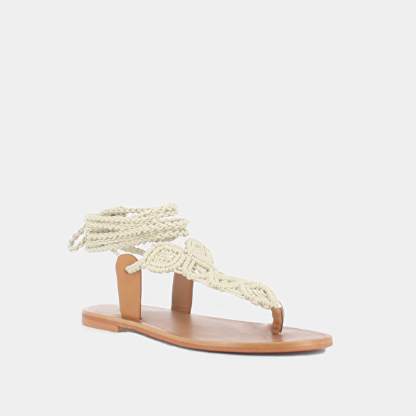 FLAT SANDALS WITH TIE