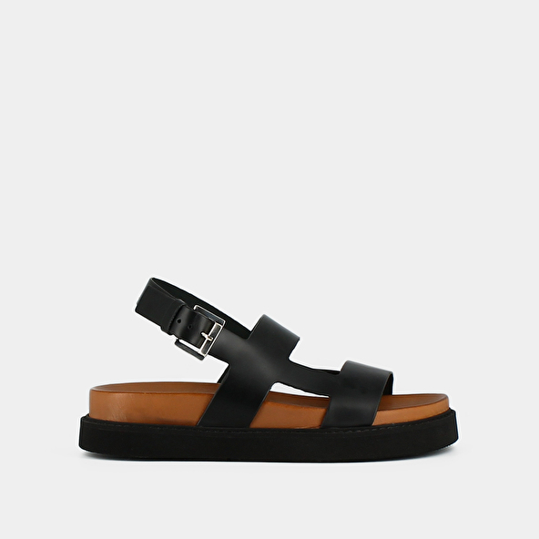 CROSS-STRAP SANDALS